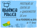 Audiência Pública de Prestação de Contas Audiência Pública de Prestação de Contas