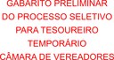 Confira Gabarito do Processo Seletivo nº 001/2018